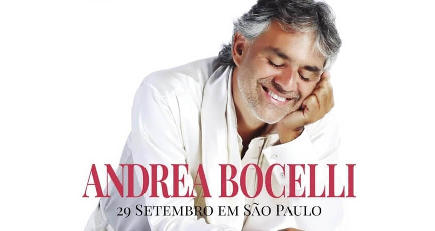 Andrea Bocelli: se emocione com o fenômeno italiano